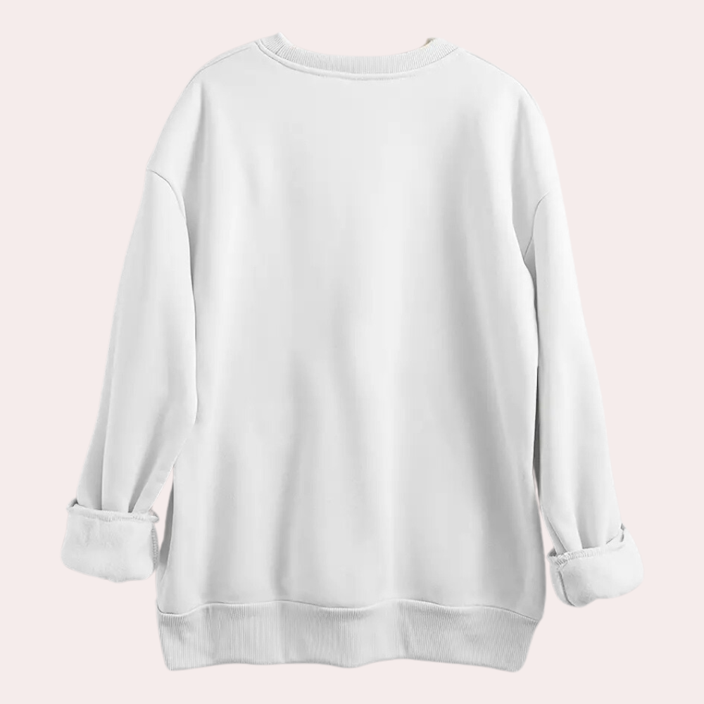 ROSELY - Sweat-shirt Imprimé Chat pour Femmes