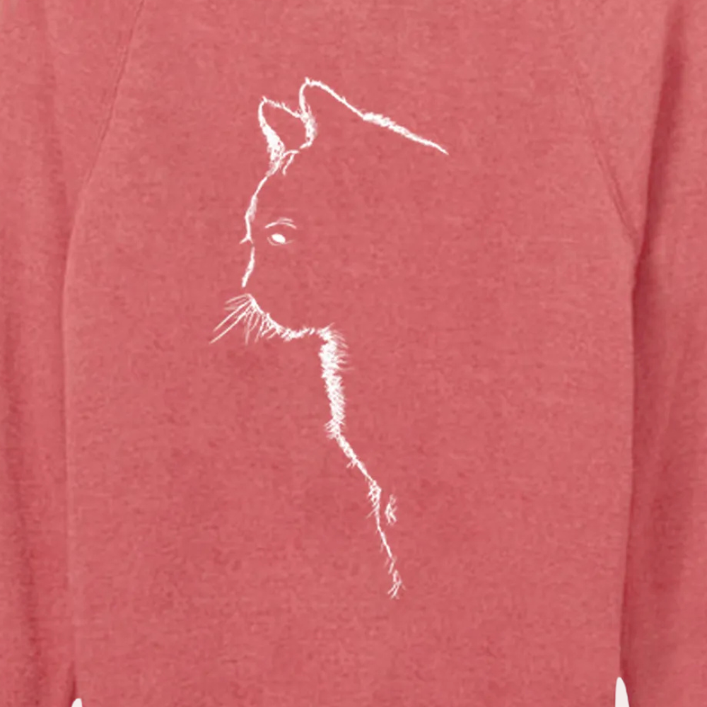 ADRIA - Pull graphique à motif de chat pour femmes