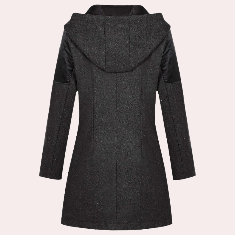 KEISY - manteau-a-capuche-mi-long-a-la-mode-pour-femmes