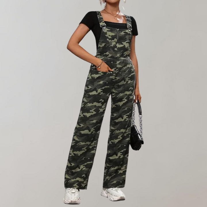 Neea - Combinaison femme camouflage élégante