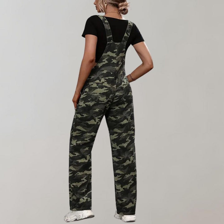 Neea - Combinaison femme camouflage élégante