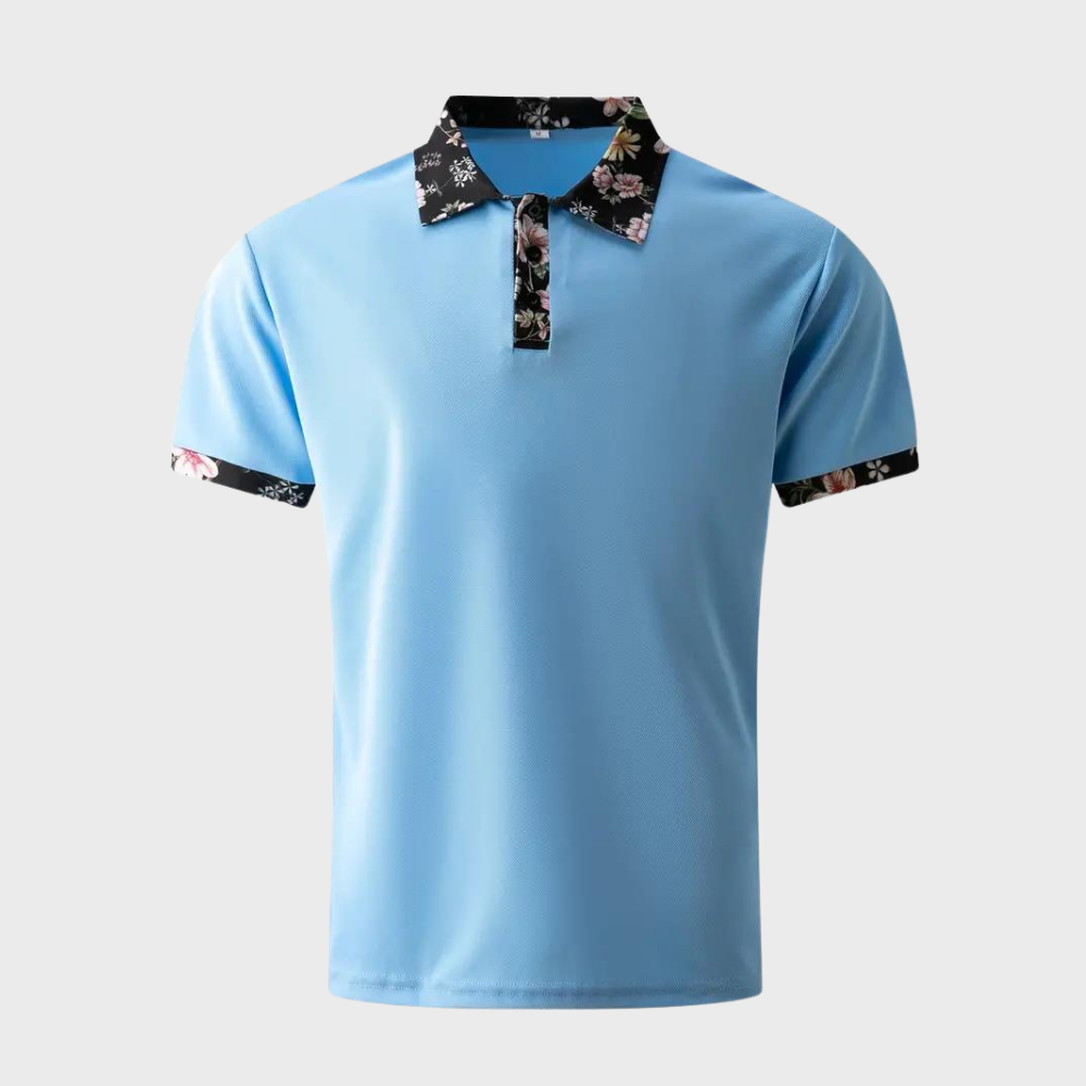 Sander - Polo pour homme à imprimé floral