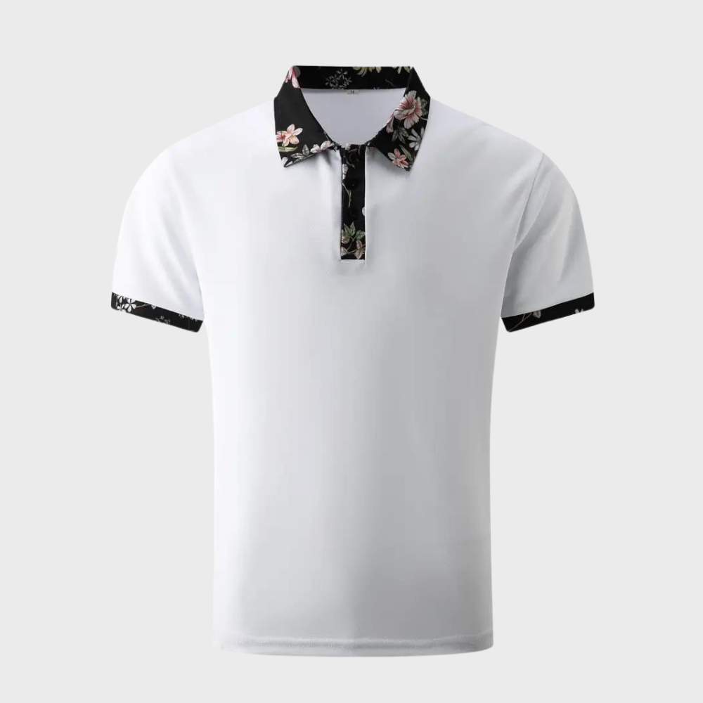 Sander - Polo pour homme à imprimé floral