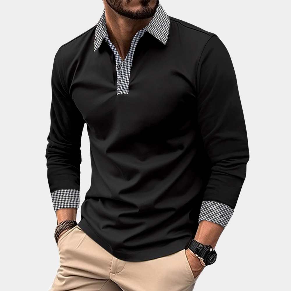 Roald - Chemise décontractée à manches longues pour hommes