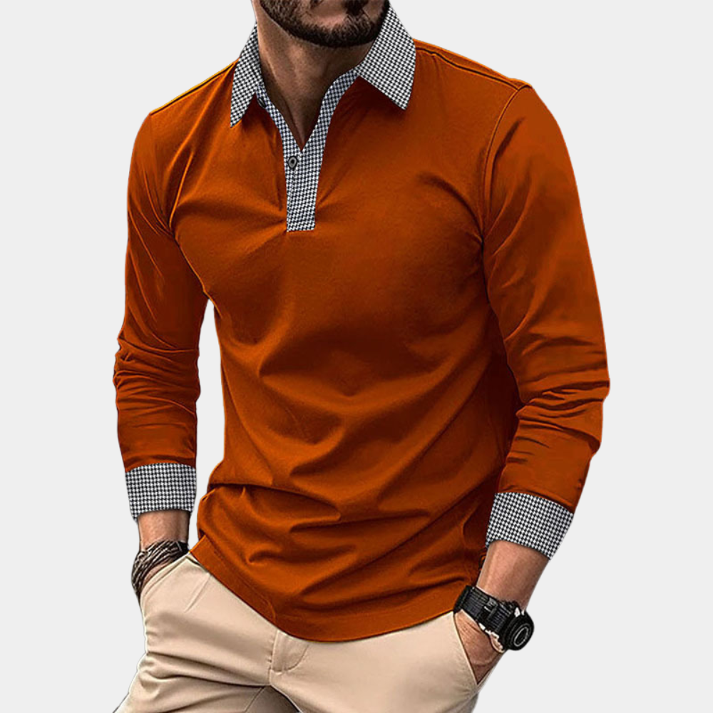 Roald - Chemise décontractée à manches longues pour hommes