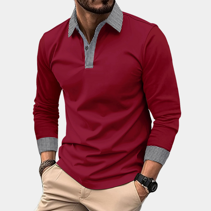 Roald - Chemise décontractée à manches longues pour hommes