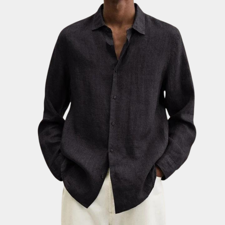 Kettil - Chemise décontractée à manches longues pour hommes