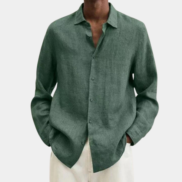 Kettil - Chemise décontractée à manches longues pour hommes