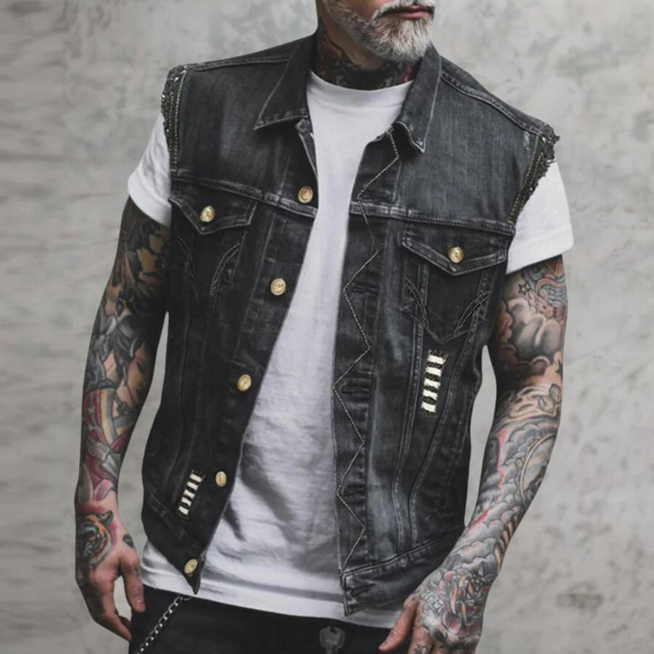 Yevgeny - Gilet pour hommes au style grunge