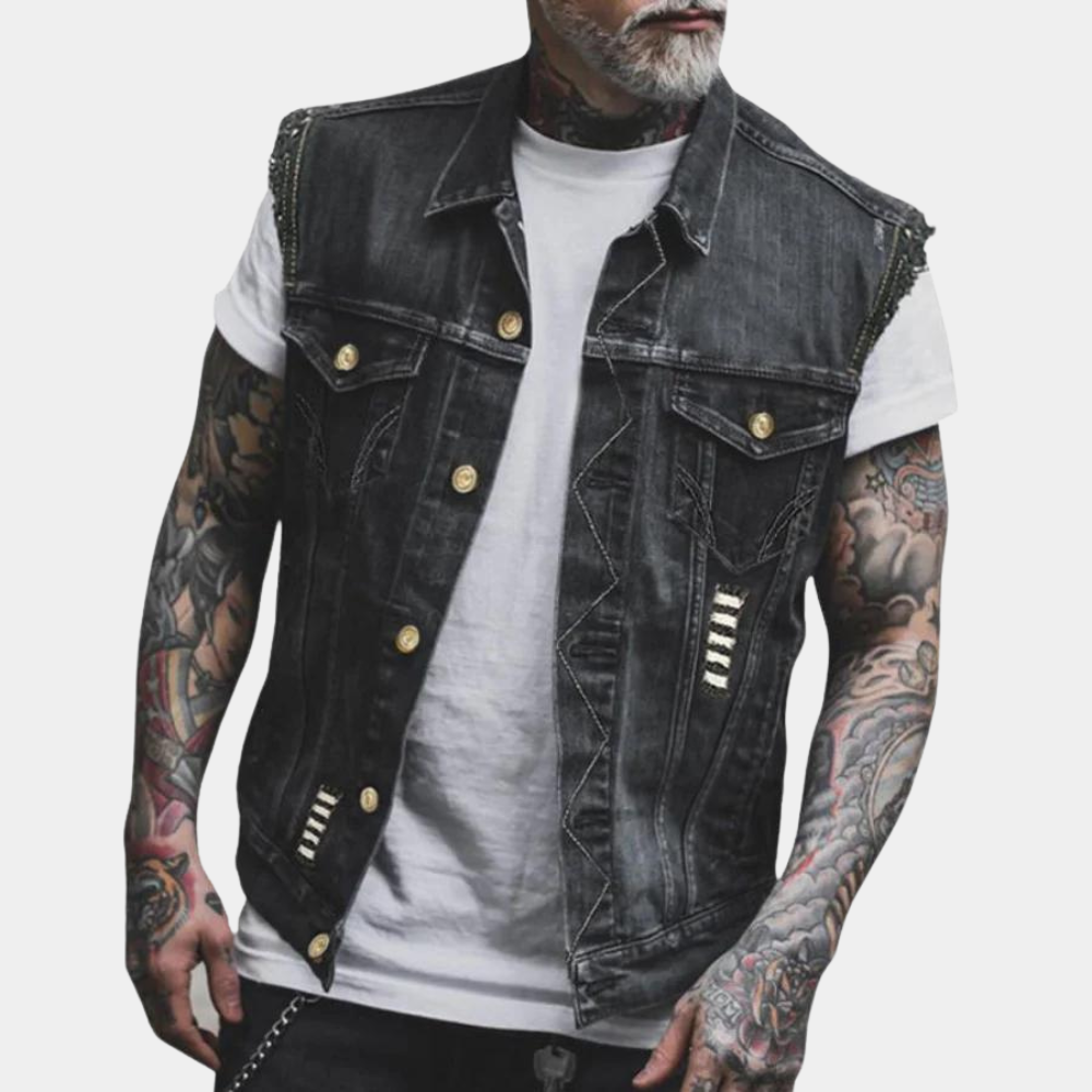 Yevgeny - Gilet pour hommes au style grunge