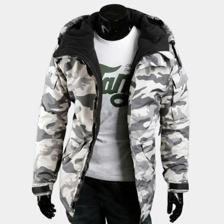 Yordan - Veste à capuche camouflage tendance pour hommes