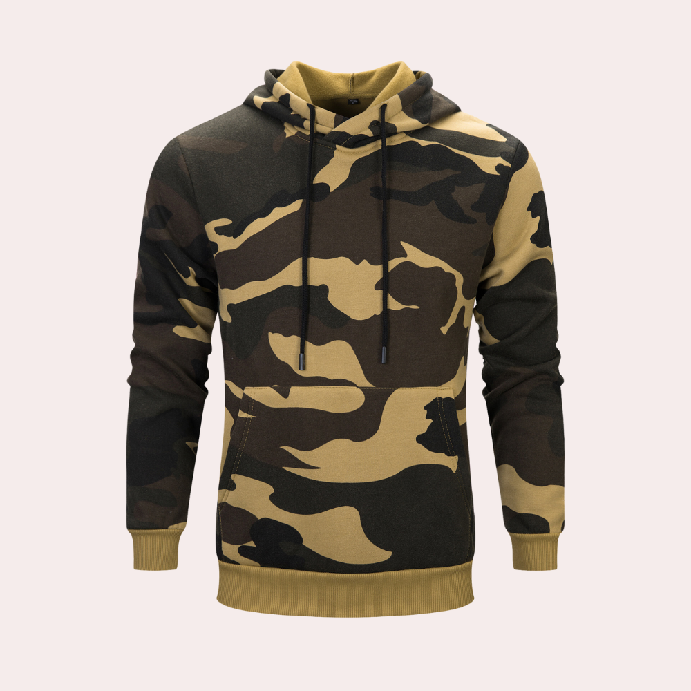 Petri - Sweat à Capuche Camouflage pour Homme