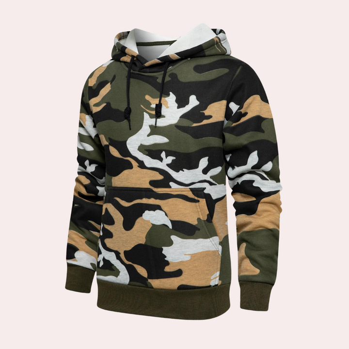 Petri - Sweat à Capuche Camouflage pour Homme