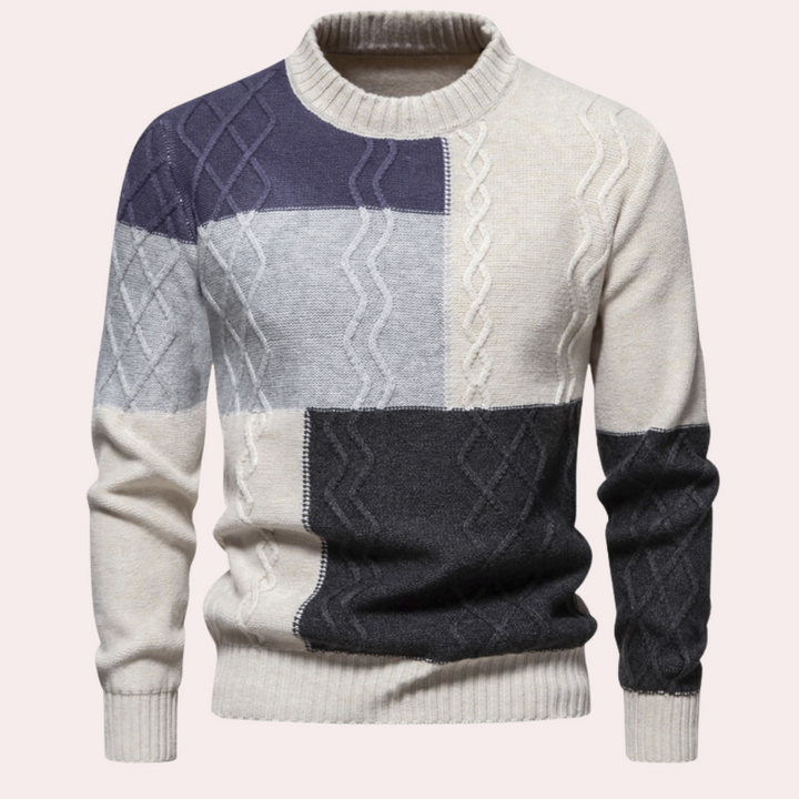 Boian - Pull en tricot confortable pour hommes