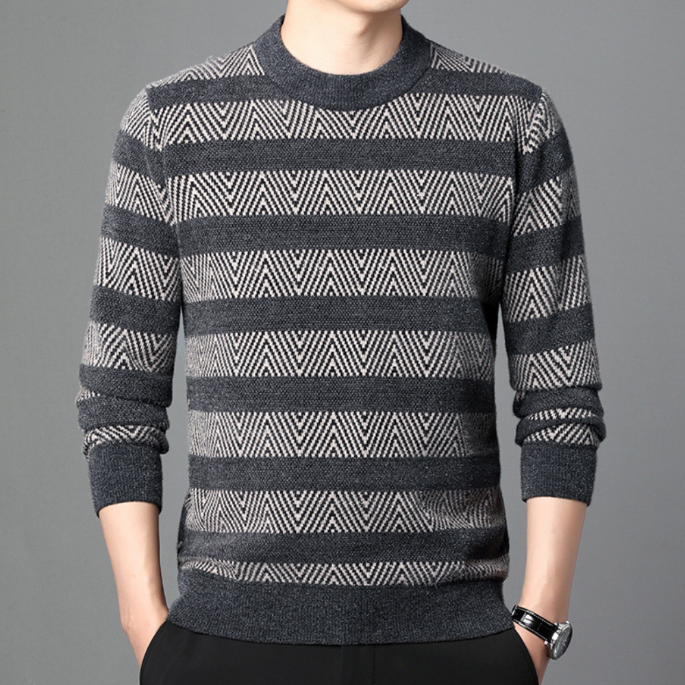 Luc - Pull en tricot moderne pour hommes