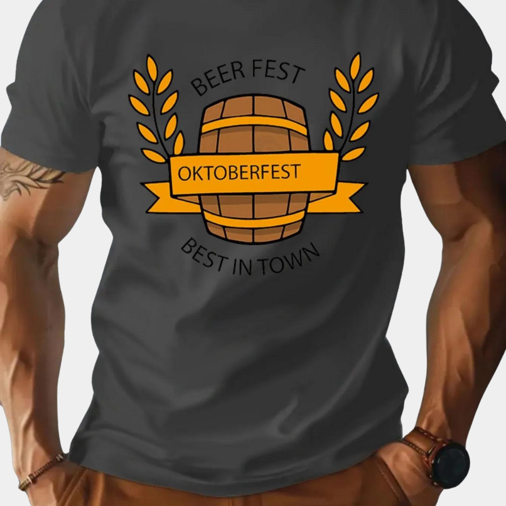 Aleksei - T-shirt Oktoberfest pour Homme Style et Confort Quotidien