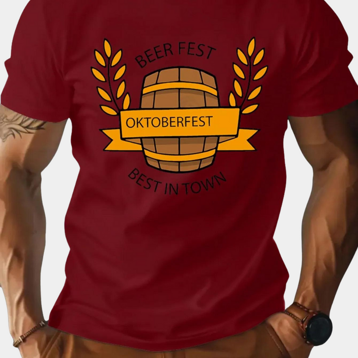 Aleksei - T-shirt Oktoberfest pour Homme Style et Confort Quotidien