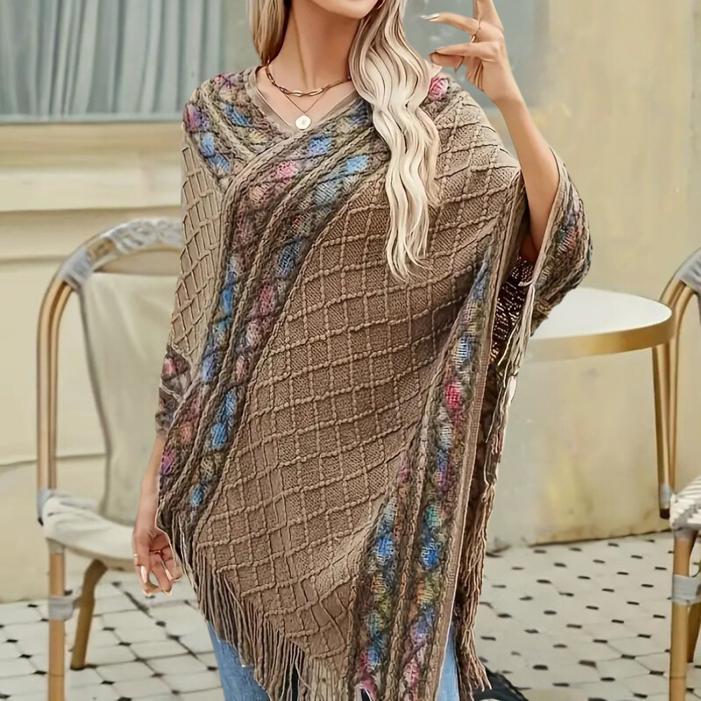 Zoi - Poncho élégant pour femme