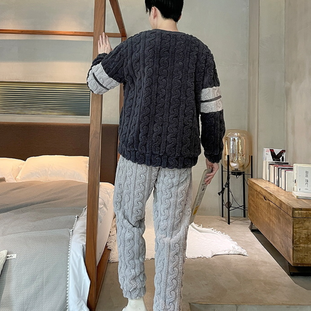 Norice - Pyjama d'hiver tendance pour hommes