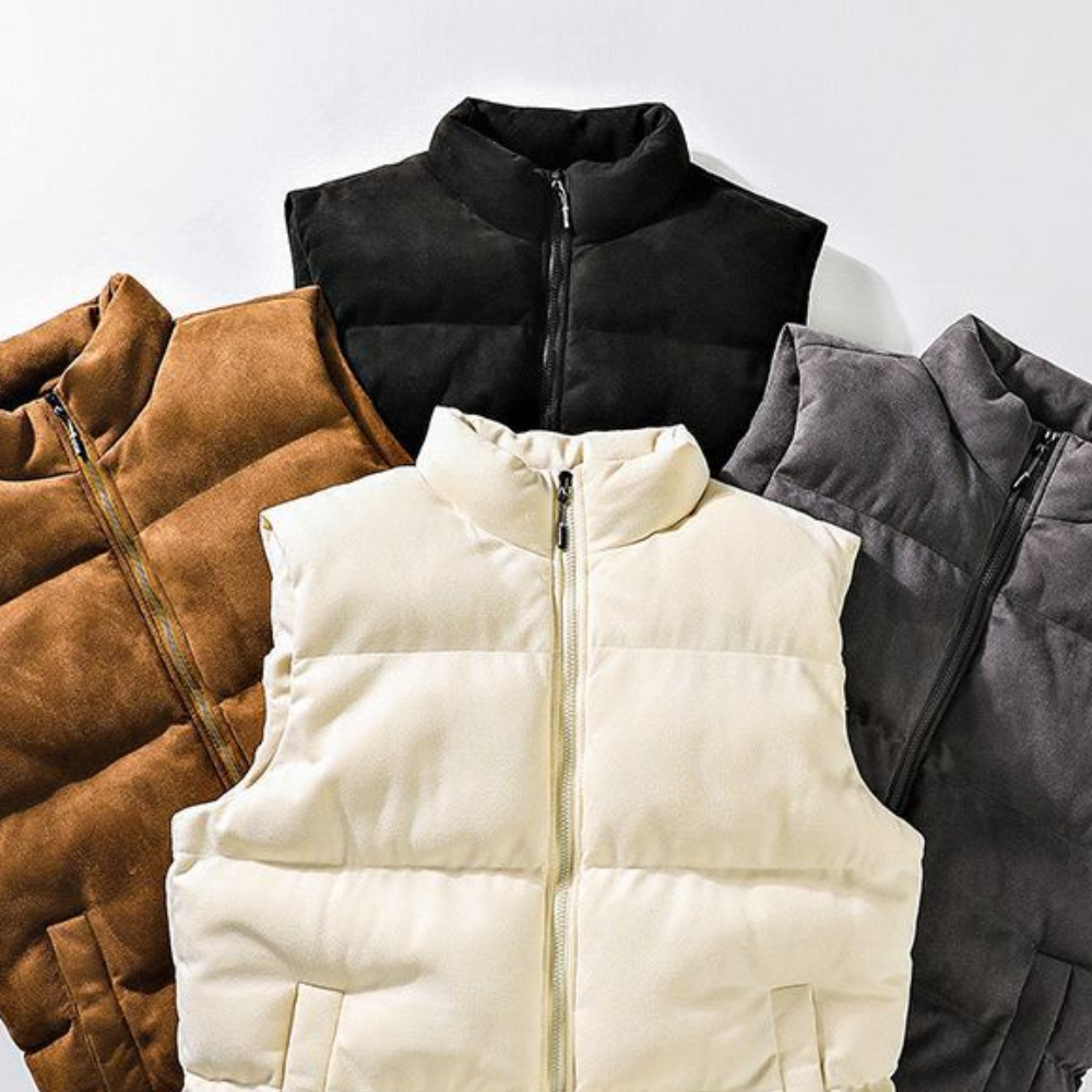 Adorjan - Gilet d'hiver rembourré pour hommes