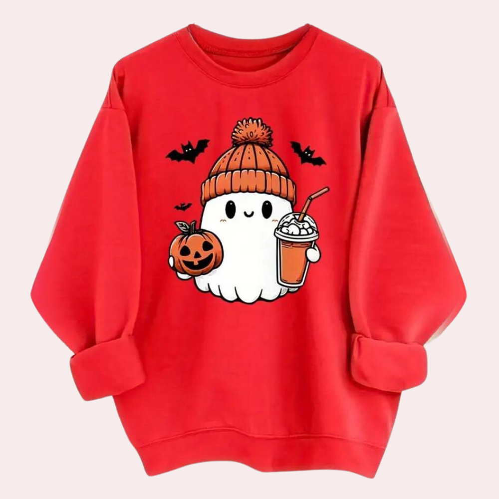 Dominika - Sweat-Shirt Halloween Cozy pour Femmes