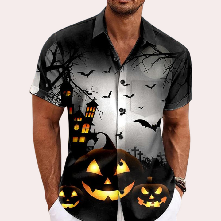 Matyi - Chemise moderne Halloween pour homme