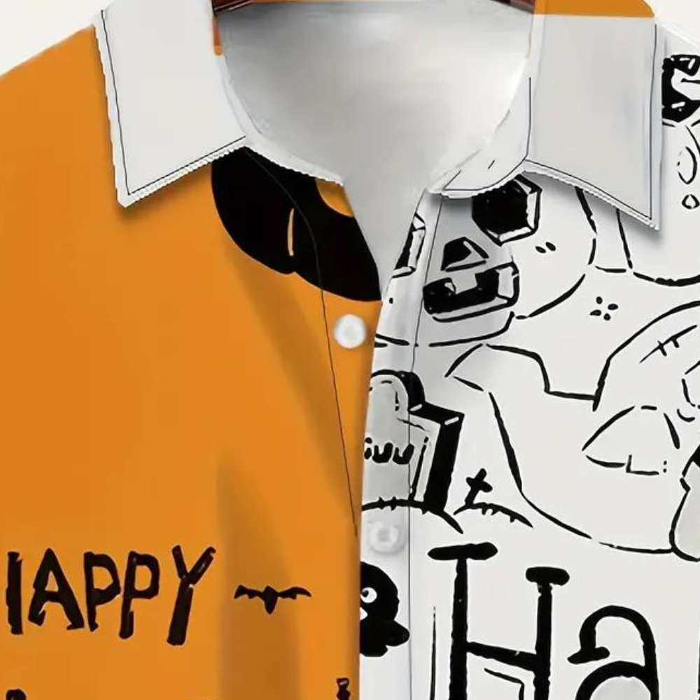 Mariusz - Chemise Élégance d'Halloween pour Homme