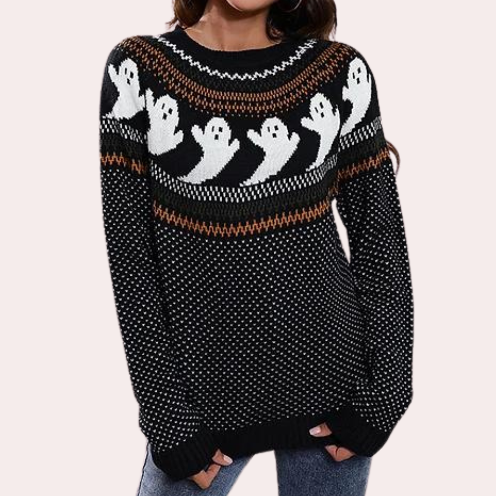 Neven - Pull Confort Élégant d'Halloween pour Femme