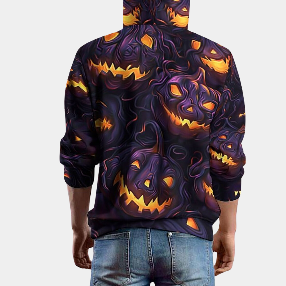 Mojzesz - Sweat à Capuche Halloween Tendance pour Hommes