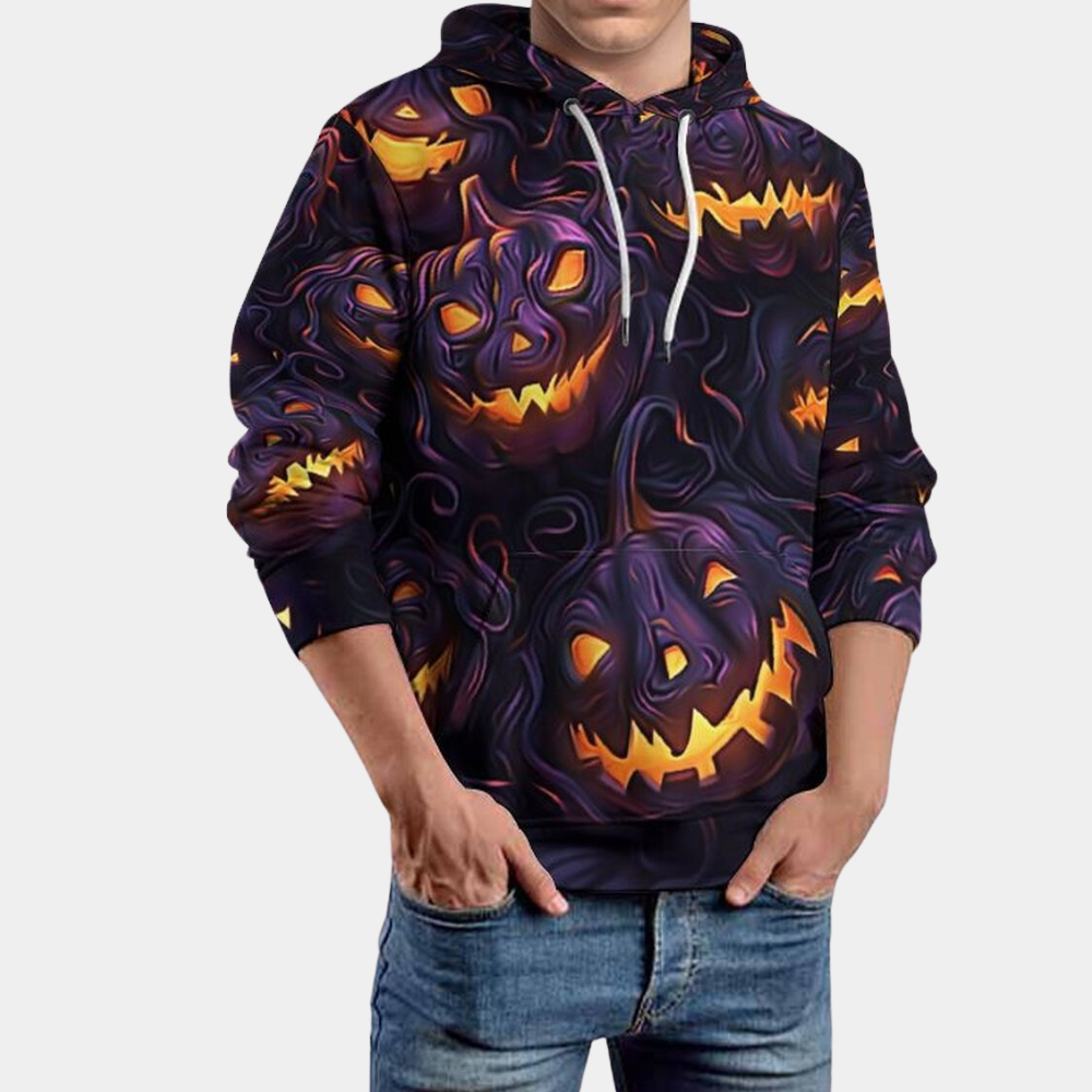 Mojzesz - Sweat à Capuche Halloween Tendance pour Hommes