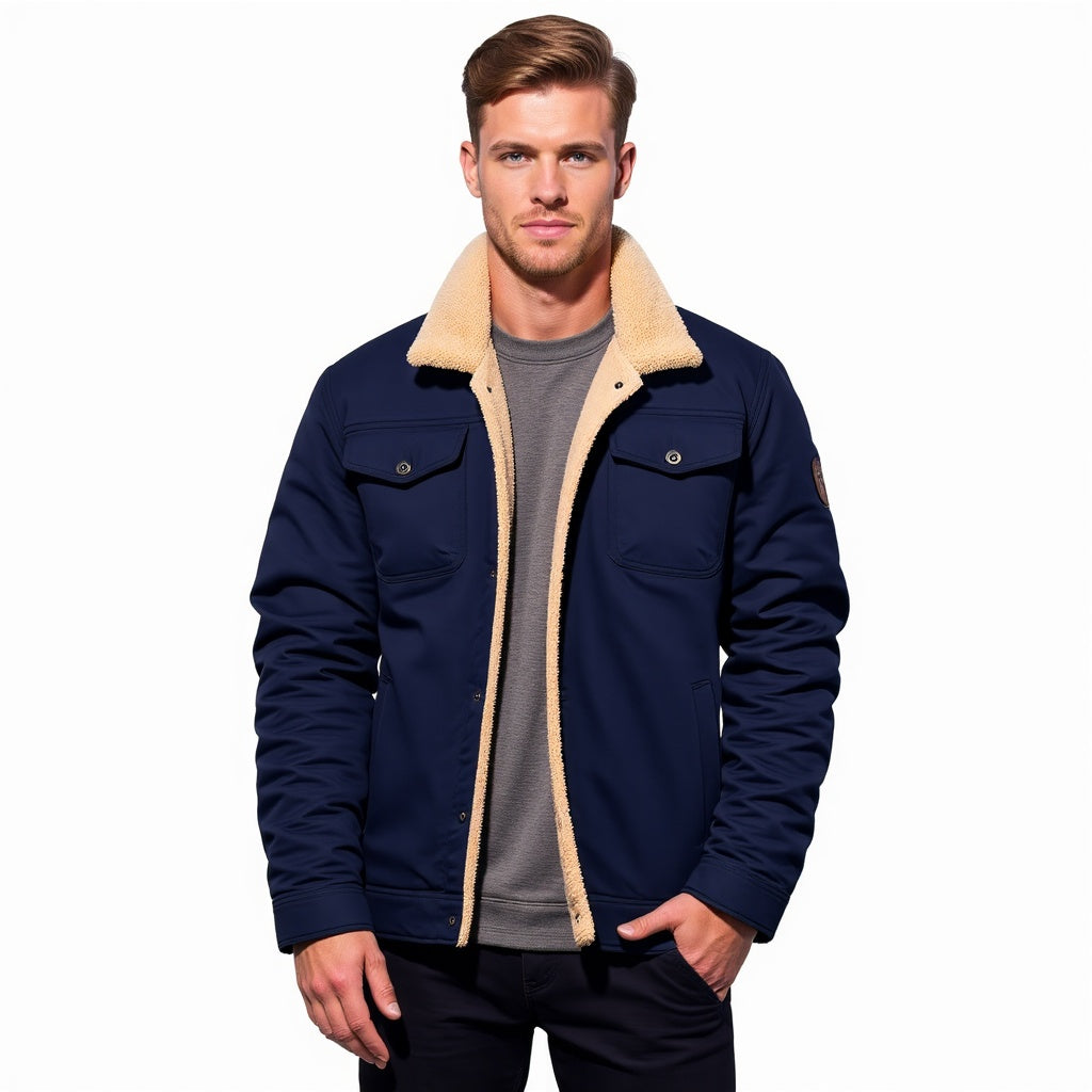 Dirk - Veste bombardier vintage pour homme