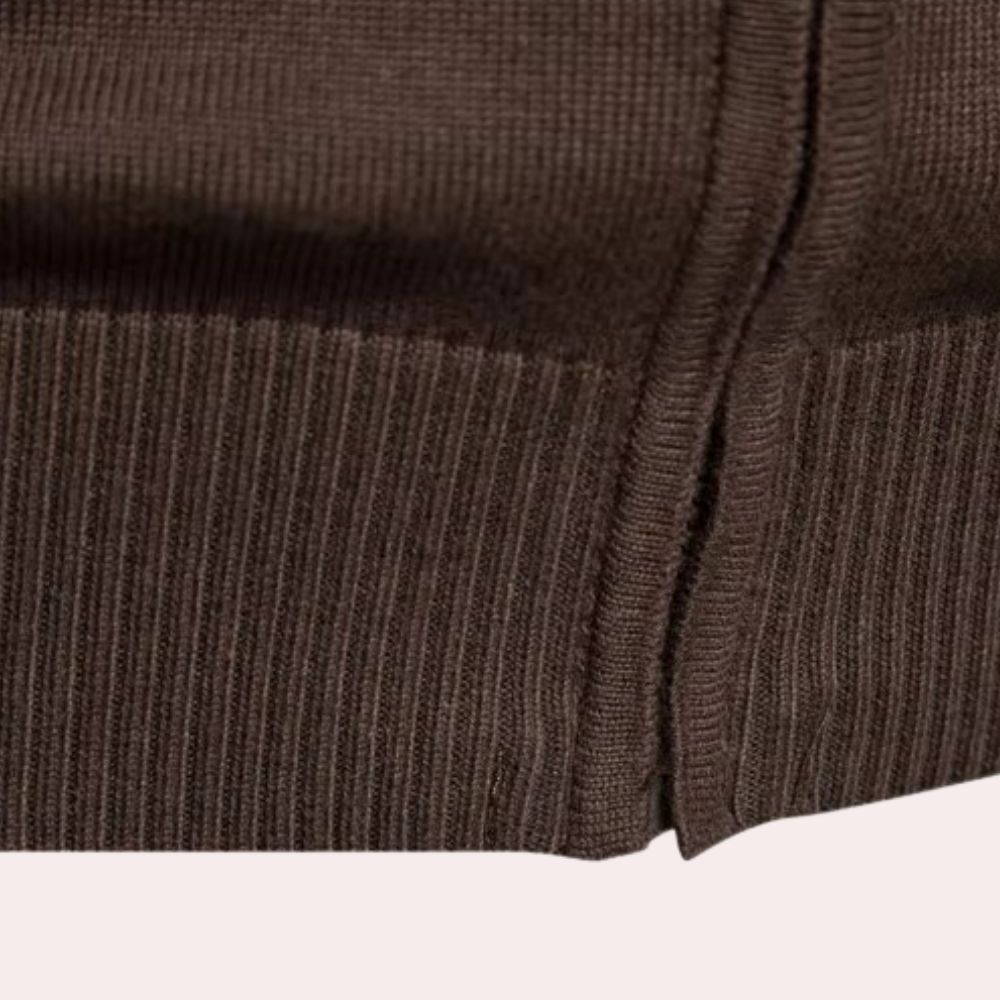 TIM - Cardigan Tricot à Zip pour Hommes