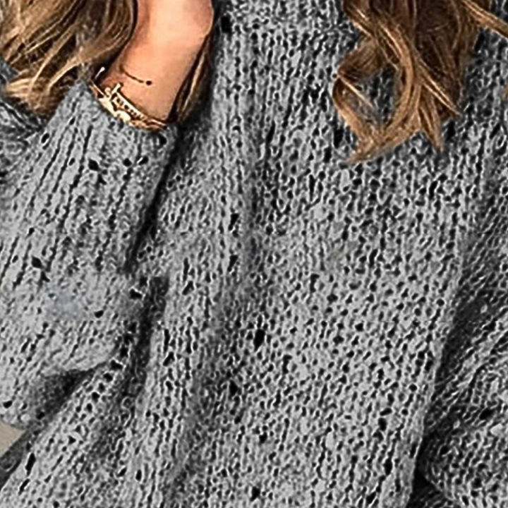 ESTEFANY - Pull basique en tricot pour femmes