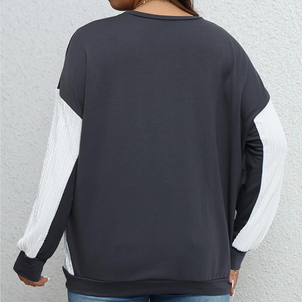 DENI - Sweatshirt Décontracté pour Femme